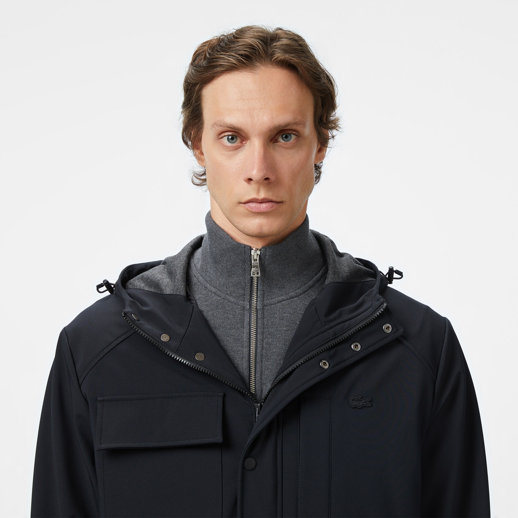 Lacoste Erkek Siyah Mont