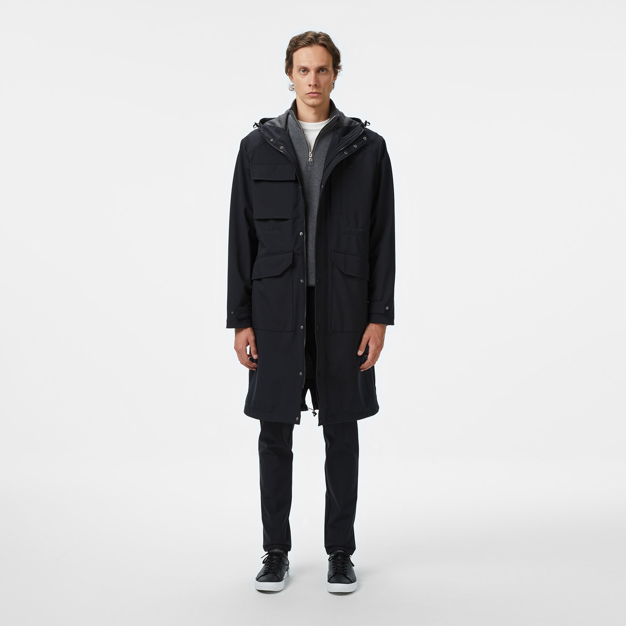 Lacoste Erkek Siyah Mont