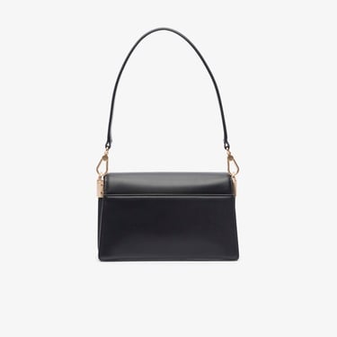  Lacoste Tennis Bliss Kadın Deri Siyah Omuz Çantası