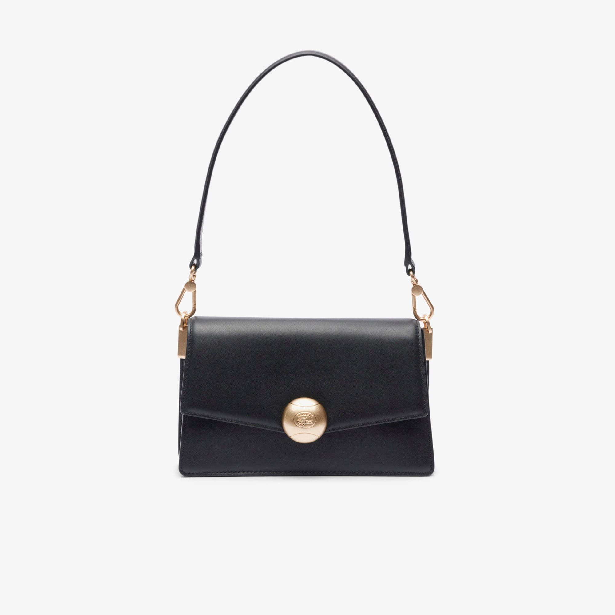 Lacoste Tennis Bliss Kadın Deri Siyah Omuz Çantası