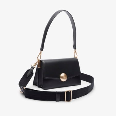  Lacoste Tennis Bliss Kadın Deri Siyah Omuz Çantası