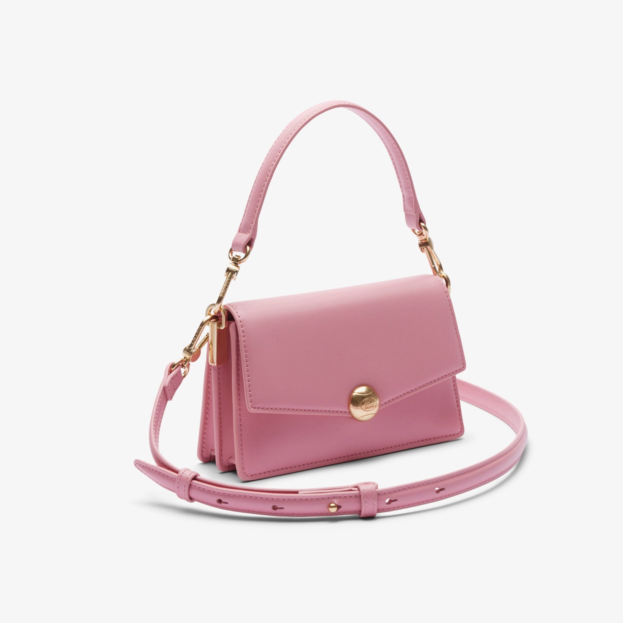 Lacoste Small Tennis Bliss Kadın Deri Pembe Omuz Çantası