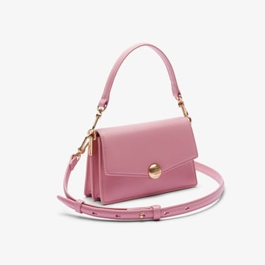  Lacoste Small Tennis Bliss Kadın Deri Pembe Omuz Çantası