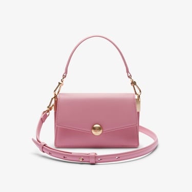  Lacoste Small Tennis Bliss Kadın Deri Pembe Omuz Çantası