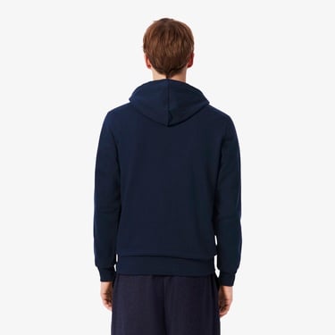 Lacoste Erkek Classic Fit Kapüşonlu Lacivert Sweatshirt