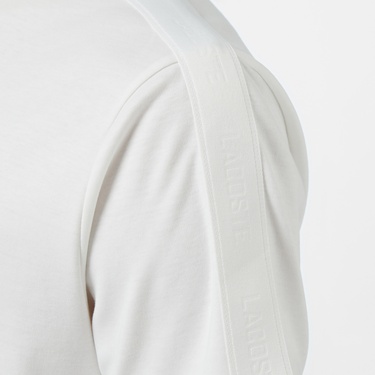  Lacoste Erkek Regular Fit Bisiklet Yaka Beyaz T-Shirt