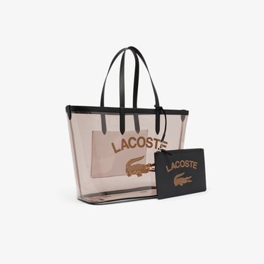  Lacoste Anna Kadın Baskılı Siyah Omuz Çantası