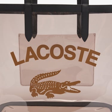  Lacoste Anna Kadın Baskılı Siyah Omuz Çantası