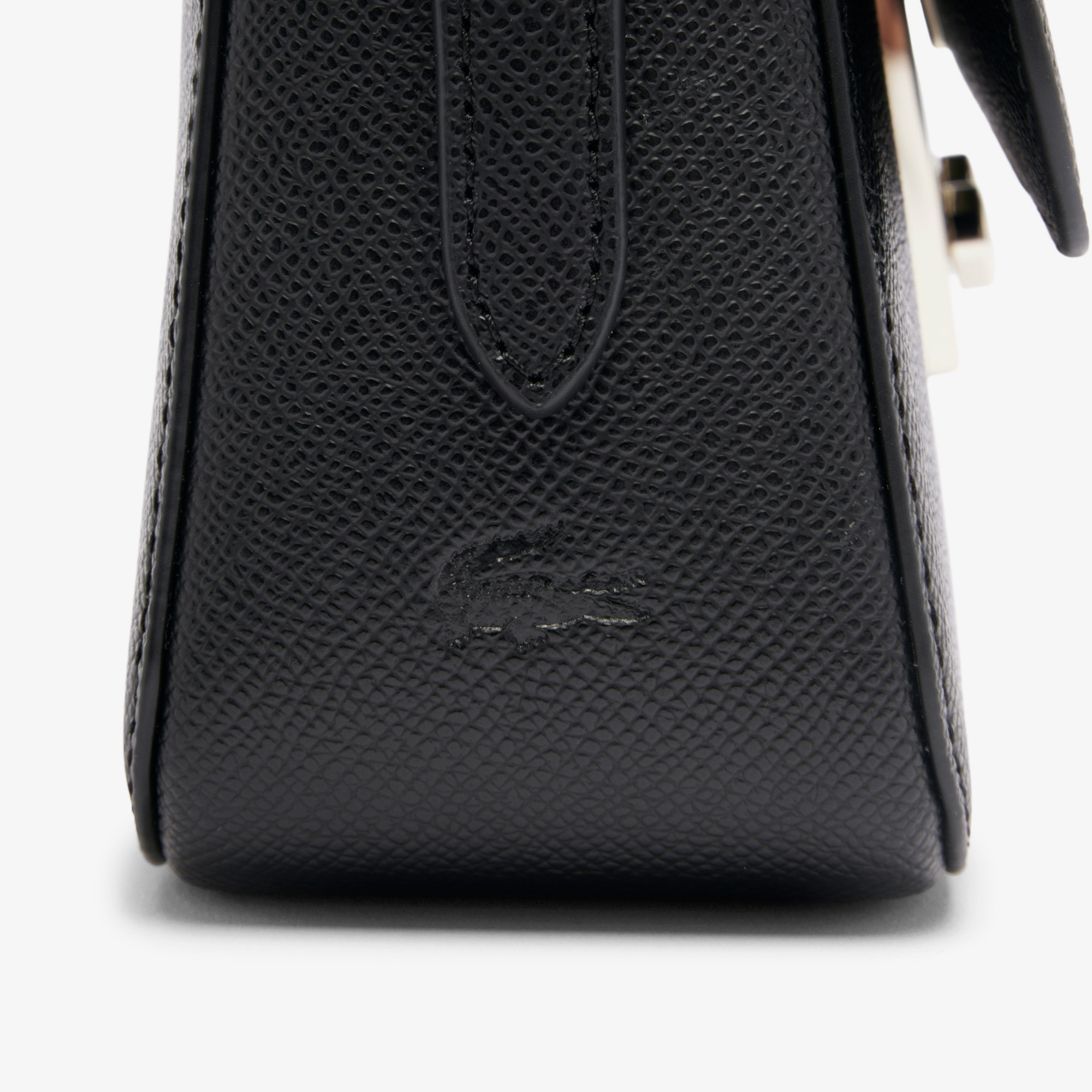 Lacoste Champs-Élysées Kadın Deri Siyah Omuz Çantası