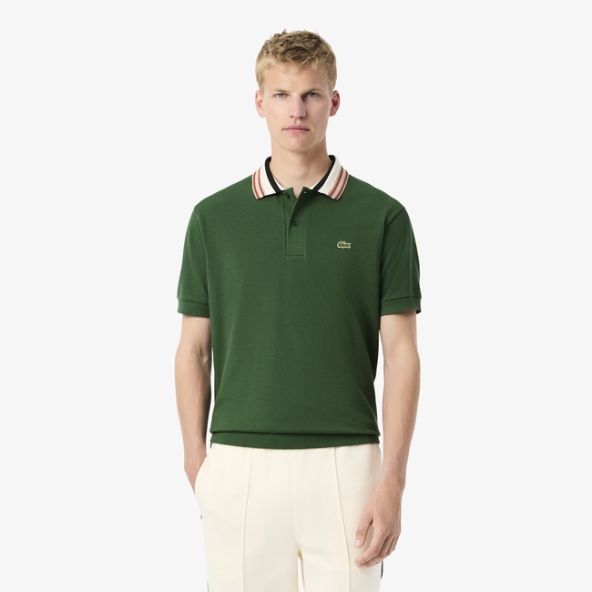  Lacoste Erkek Classic Fit Yeşil Polo
