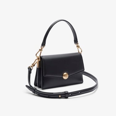  Lacoste Small Tennis Bliss Kadın Deri Siyah Omuz Çantası