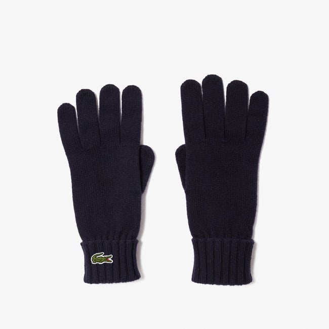  Lacoste Unisex Lacivert Eldiven