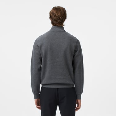  Lacoste Erkek Classic Fit Yarım Fermuarlı Gri Sweatshirt