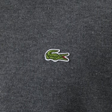  Lacoste Erkek Classic Fit Yarım Fermuarlı Gri Sweatshirt