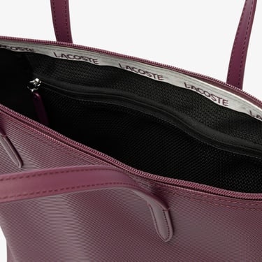  Lacoste Small L.12.12 Kadın Bordo Omuz Çantası