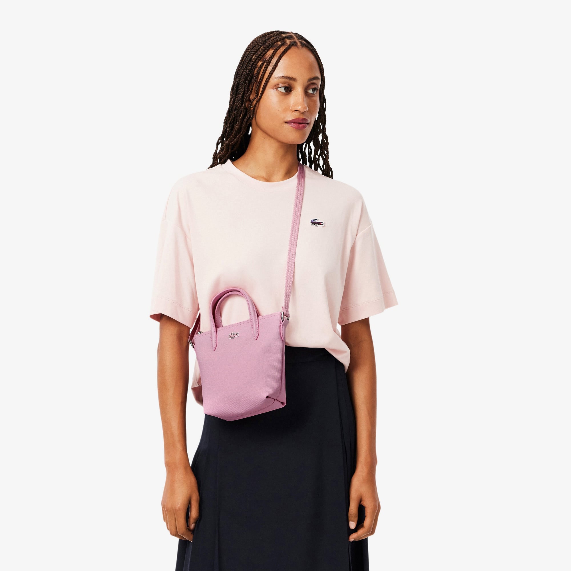 Lacoste L.12.12 Kadın Pembe Postacı Çantası