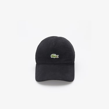  Lacoste Unisex Baskılı Siyah Şapka