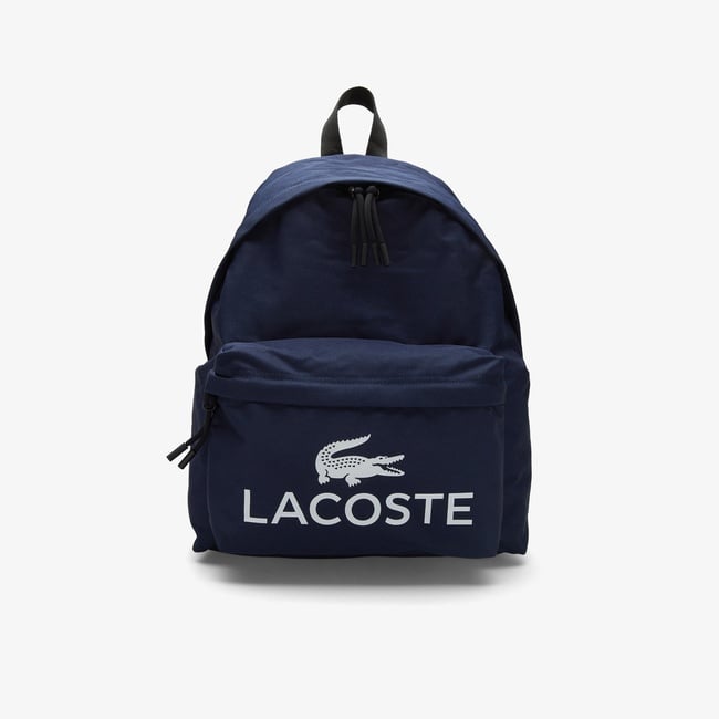  Lacoste Erkek Baskılı Lacivert Sırt Çantası