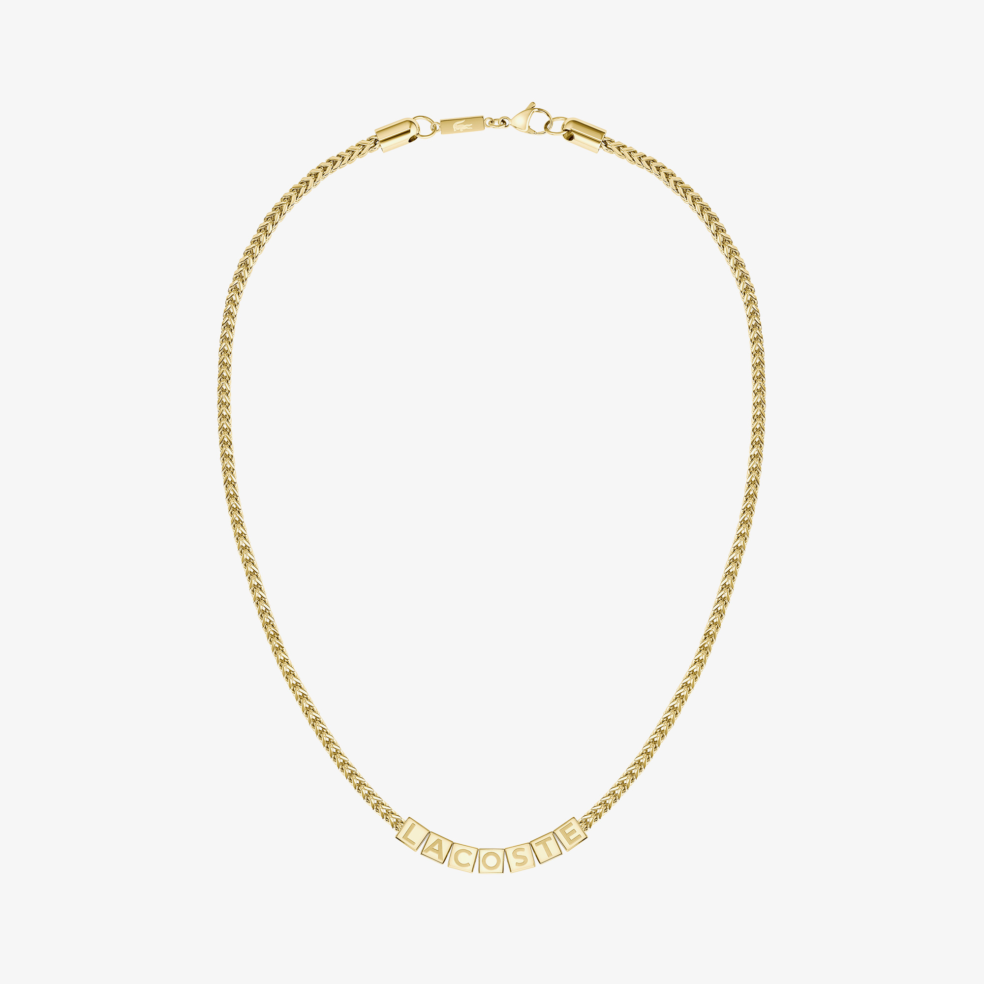  Lacoste Script Erkek Sarı Kolye