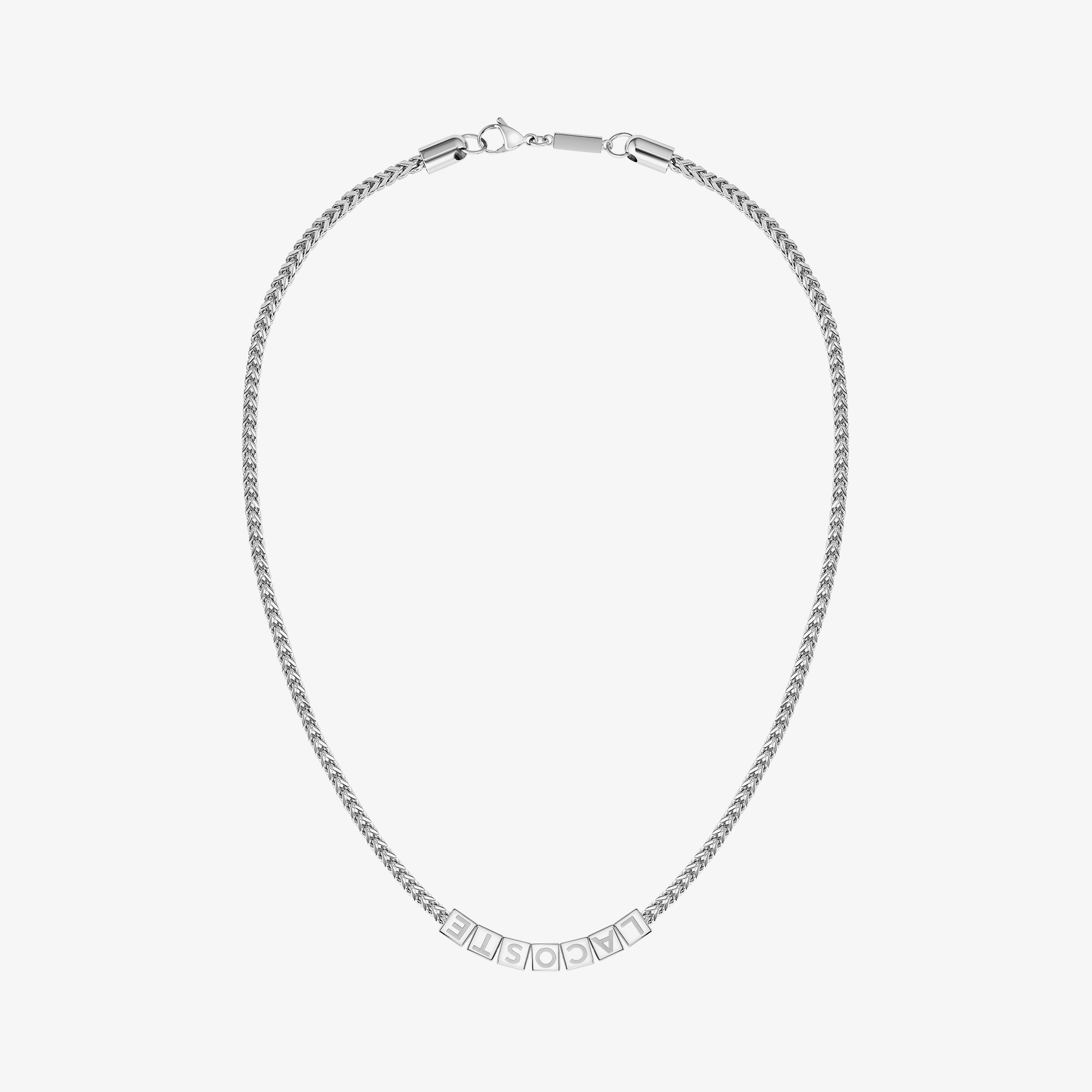 Lacoste Script Erkek Gri Kolye