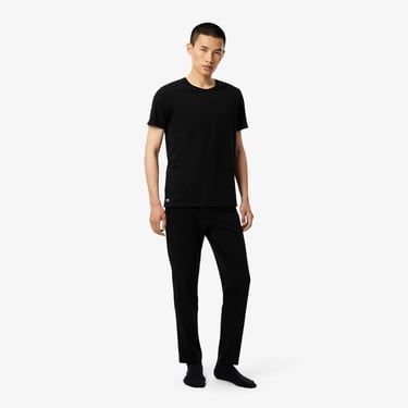  Lacoste Erkek Regular Fit 3'lü Siyah Pijama Üstü