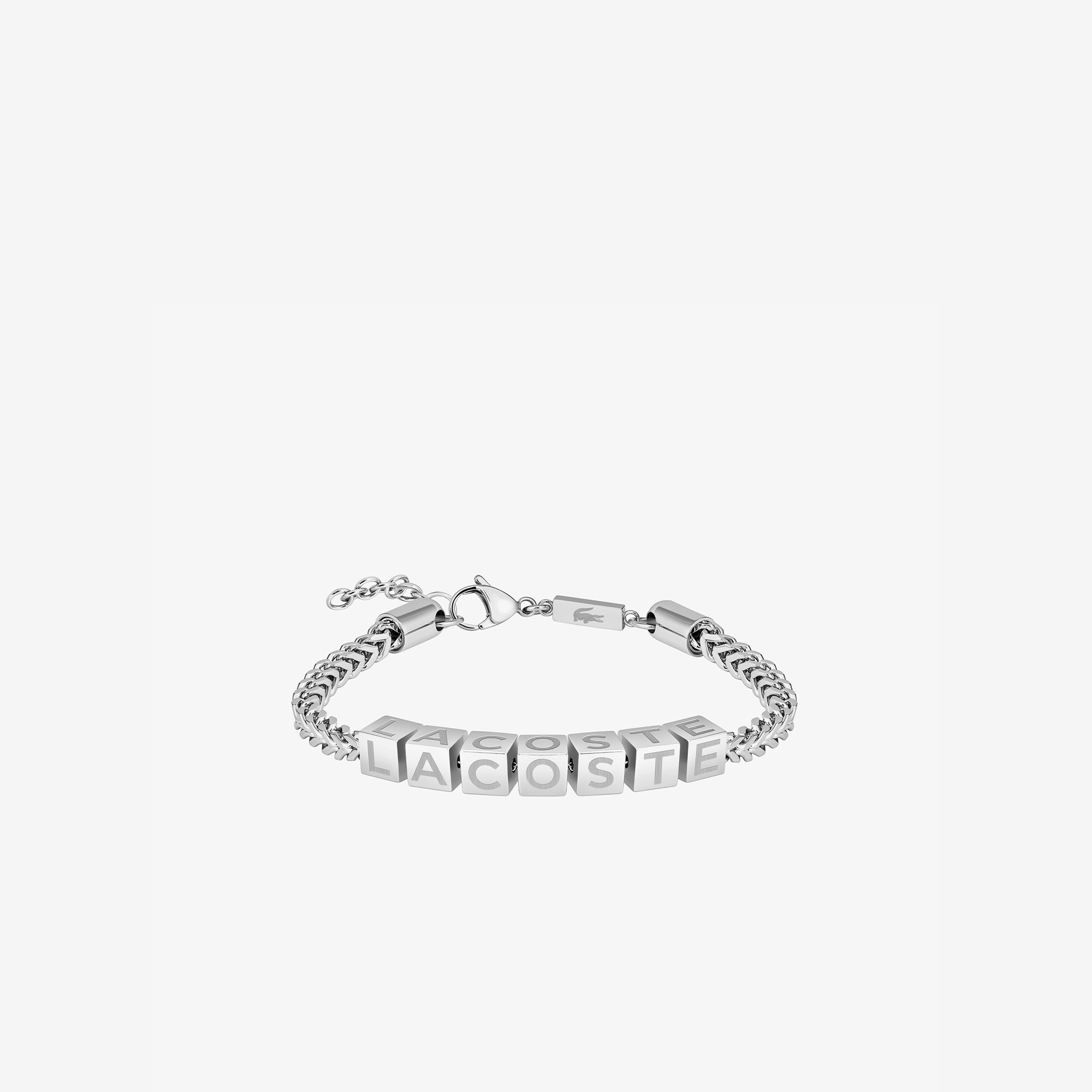  Lacoste Script Erkek Gri Bileklik