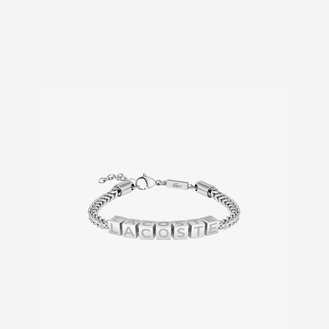  Lacoste Script Erkek Gri Bileklik