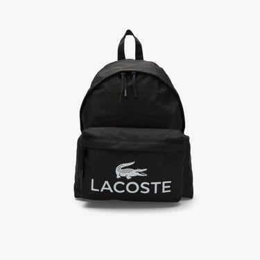  Lacoste Erkek Baskılı Siyah Sırt Çantası