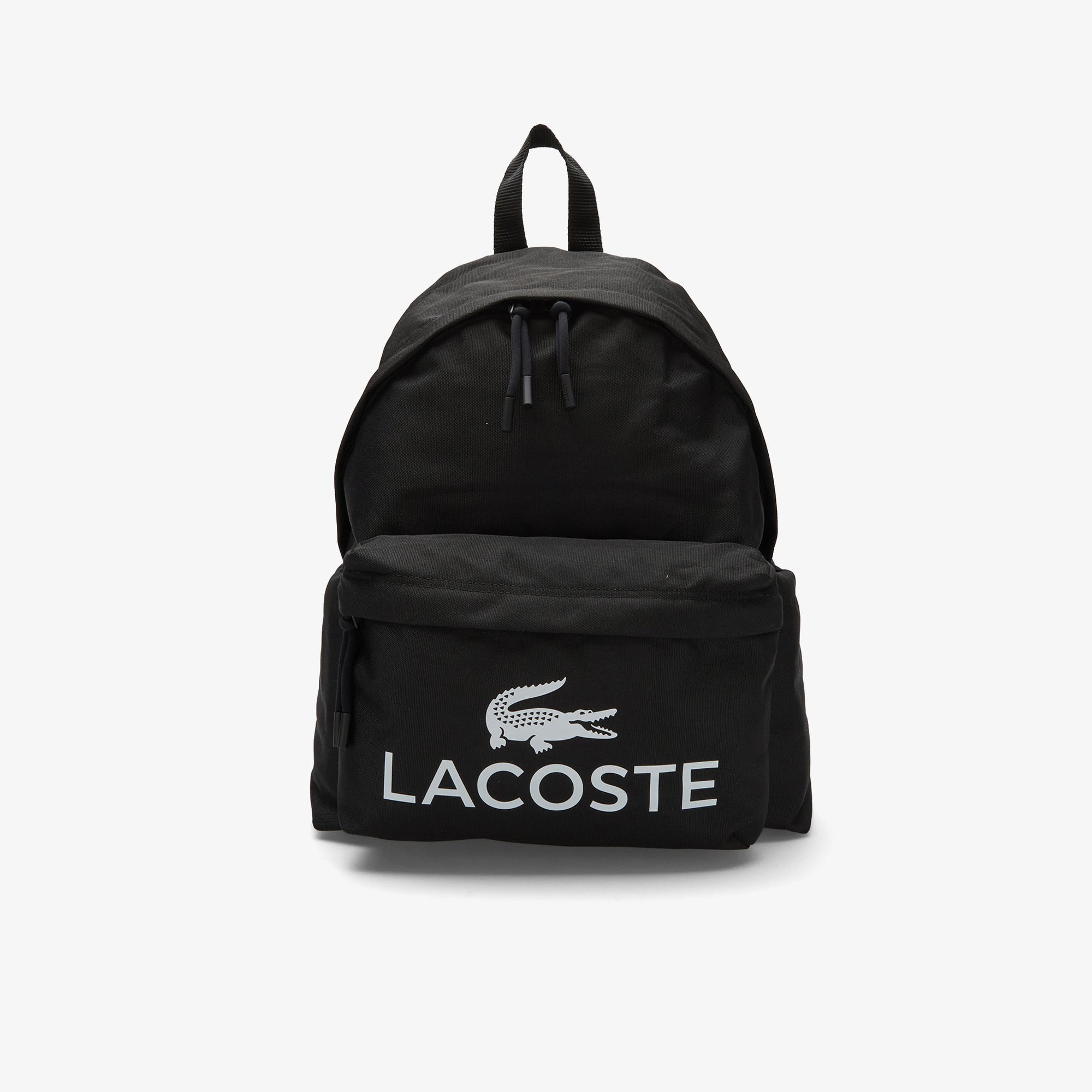  Lacoste Erkek Baskılı Siyah Sırt Çantası