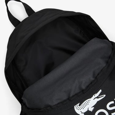  Lacoste Erkek Baskılı Siyah Sırt Çantası
