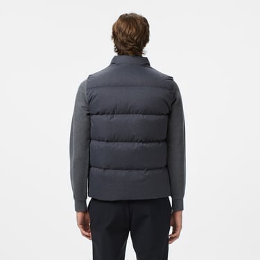  Lacoste Erkek Dik Yaka Koyu Gri Yelek