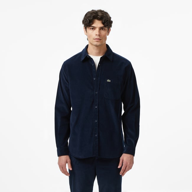  Lacoste Erkek Regular Fit Lacivert Gömlek