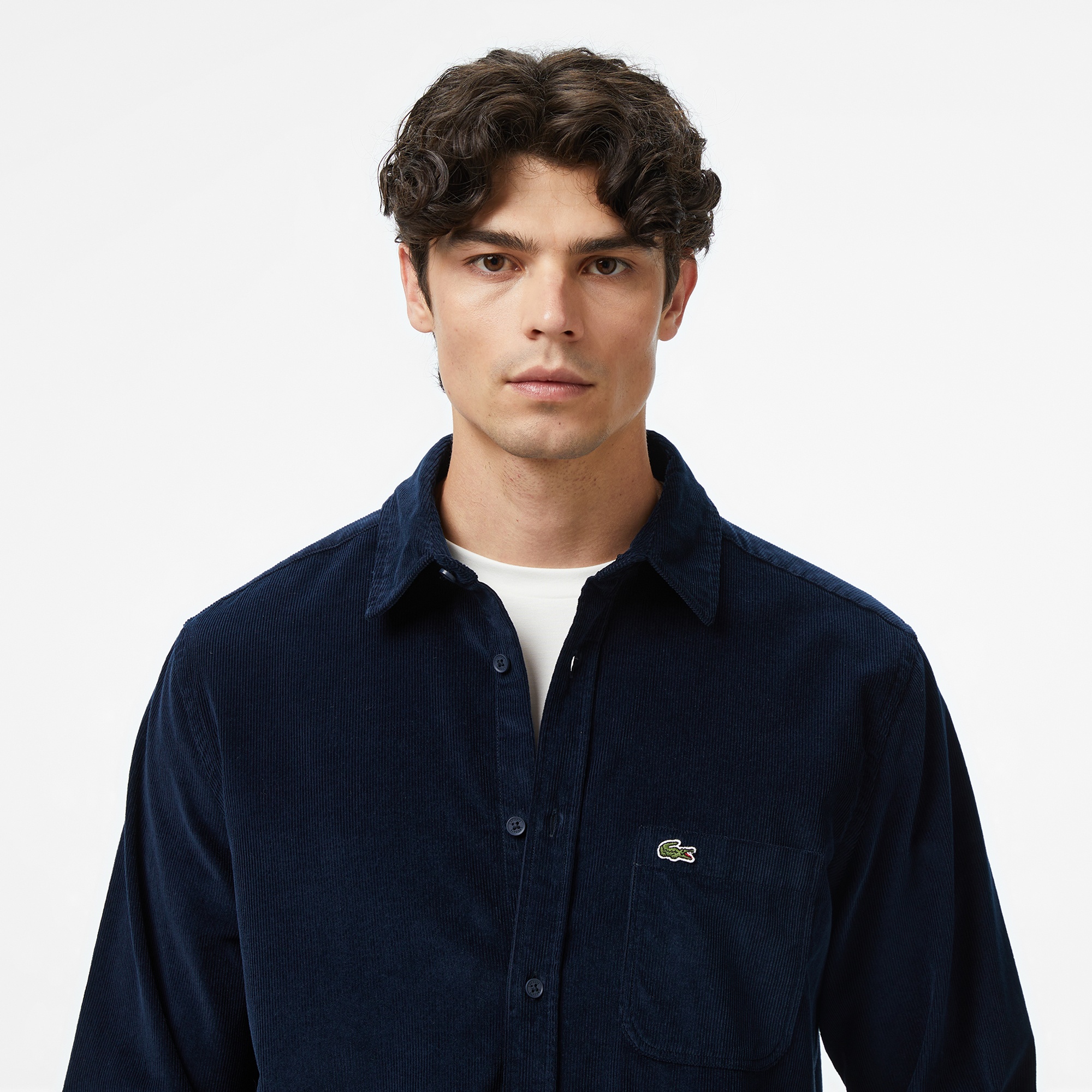 Lacoste Erkek Regular Fit Lacivert Gömlek