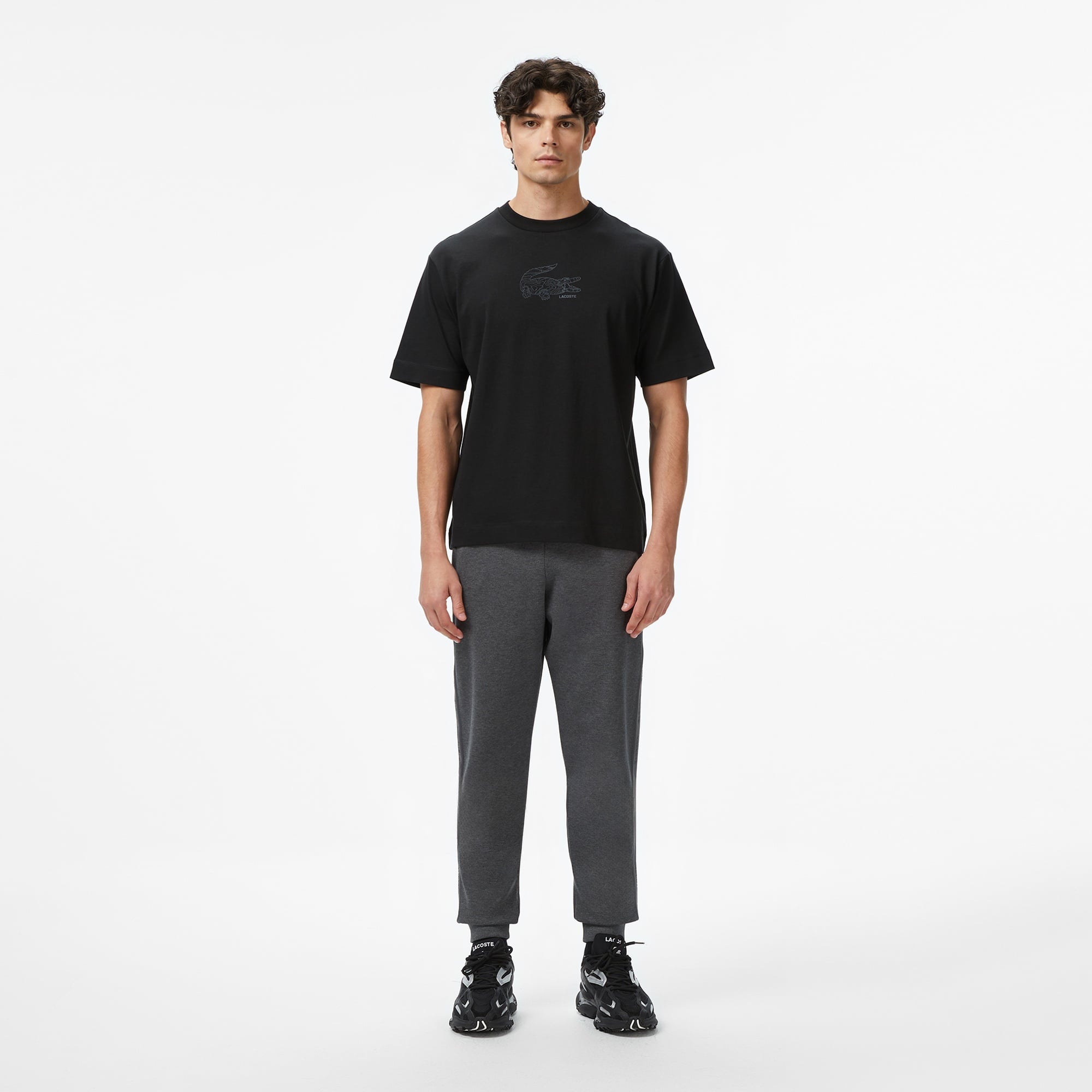 Lacoste Erkek Relaxed Fit Koyu Gri Eşofman Altı