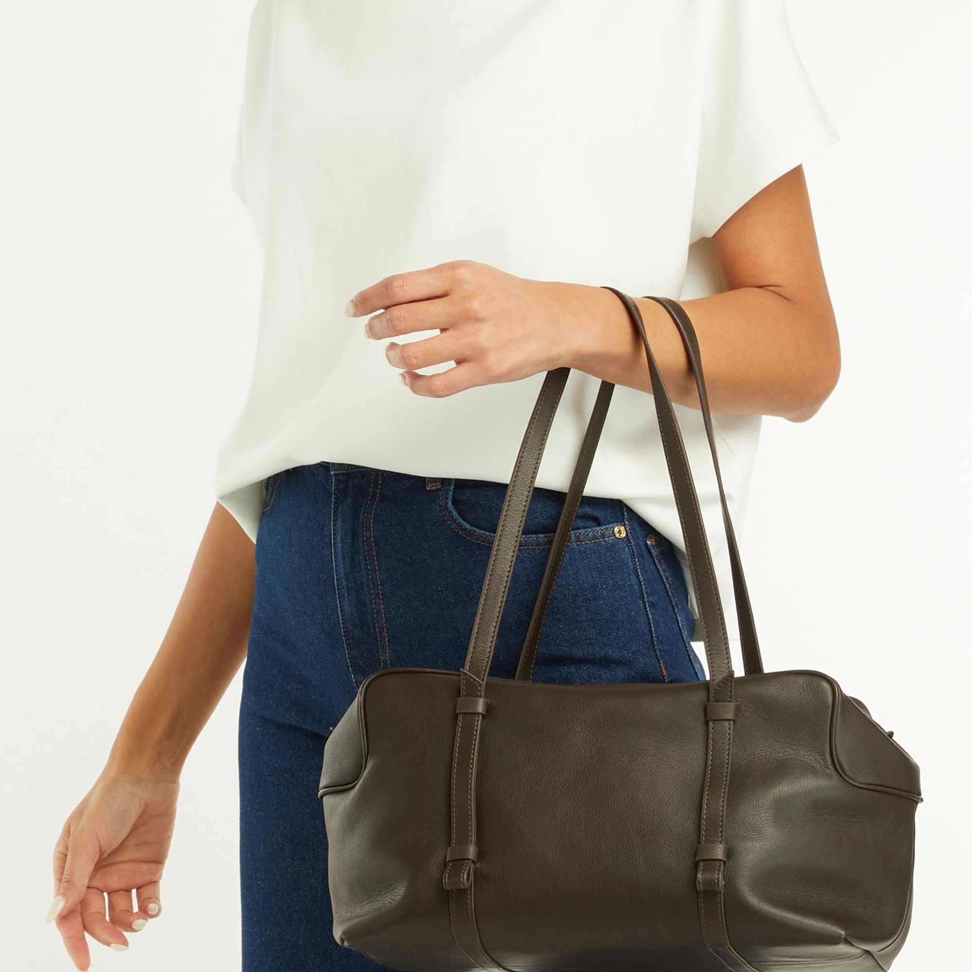 Network Kadın Kahverengi Deri Çanta