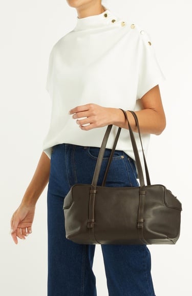  Network Kadın Kahverengi Deri Çanta