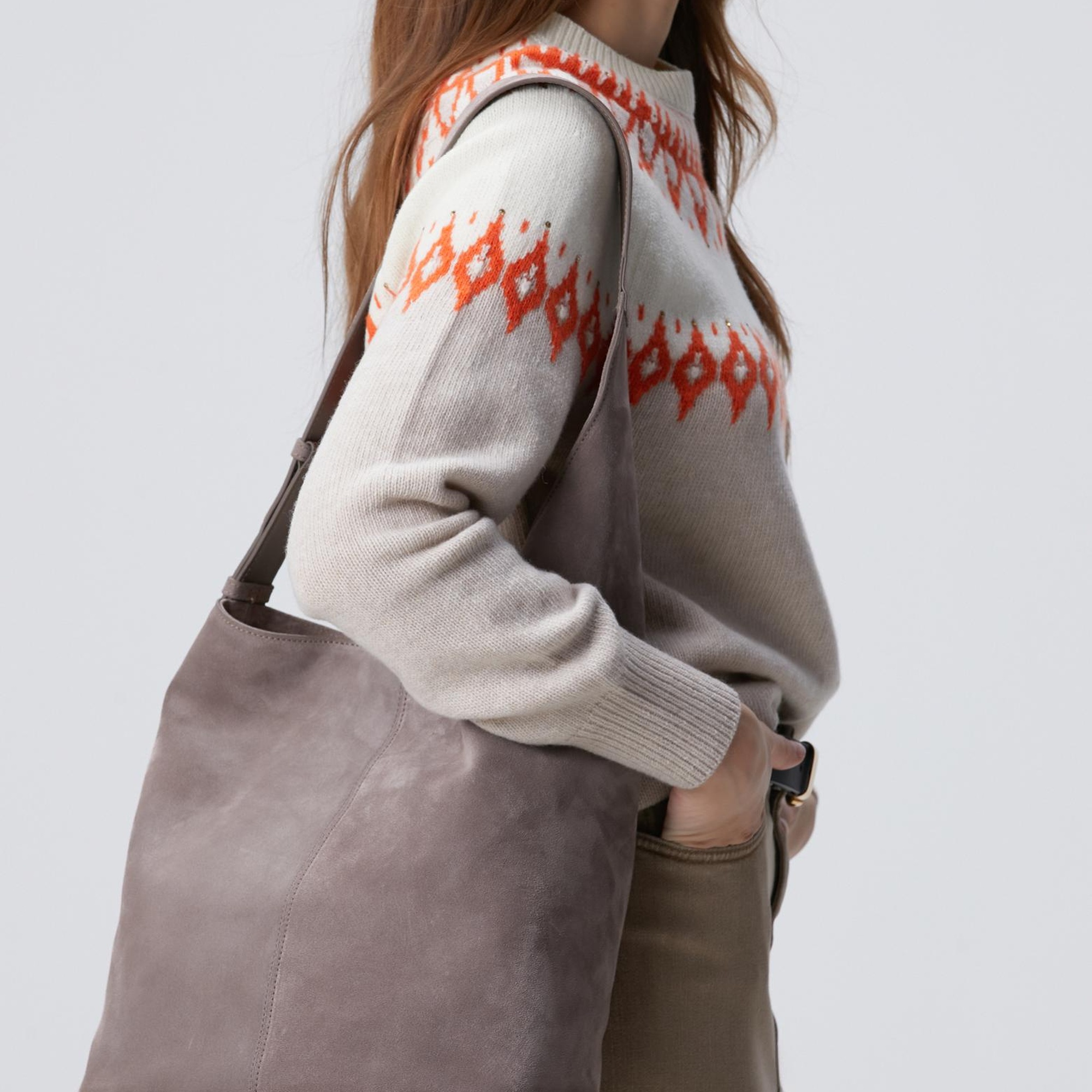 Network Kadın Vizon Süet Çanta