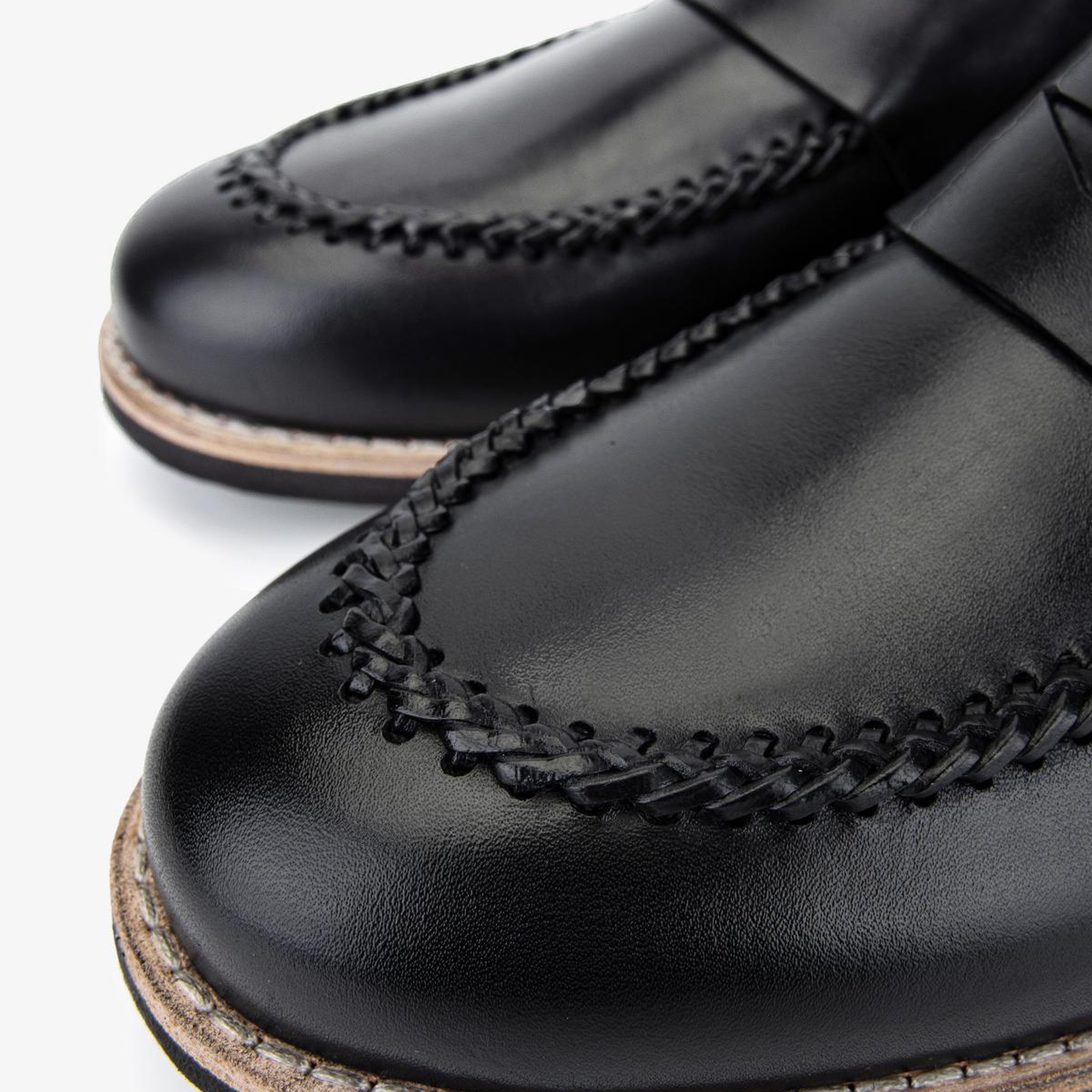 Valmenti Erkek Hakiki Deri Siyah Loafer Ayakkabı