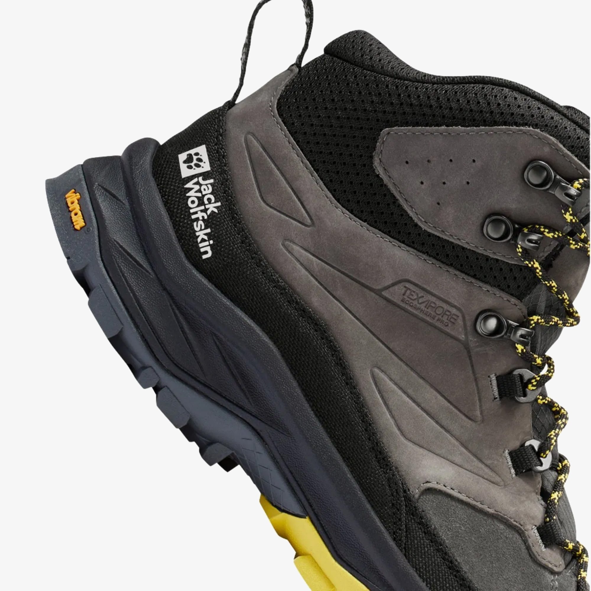 Jack Wolfskin Cyrox Texapore Mid Erkek Gri Outdoor Bot