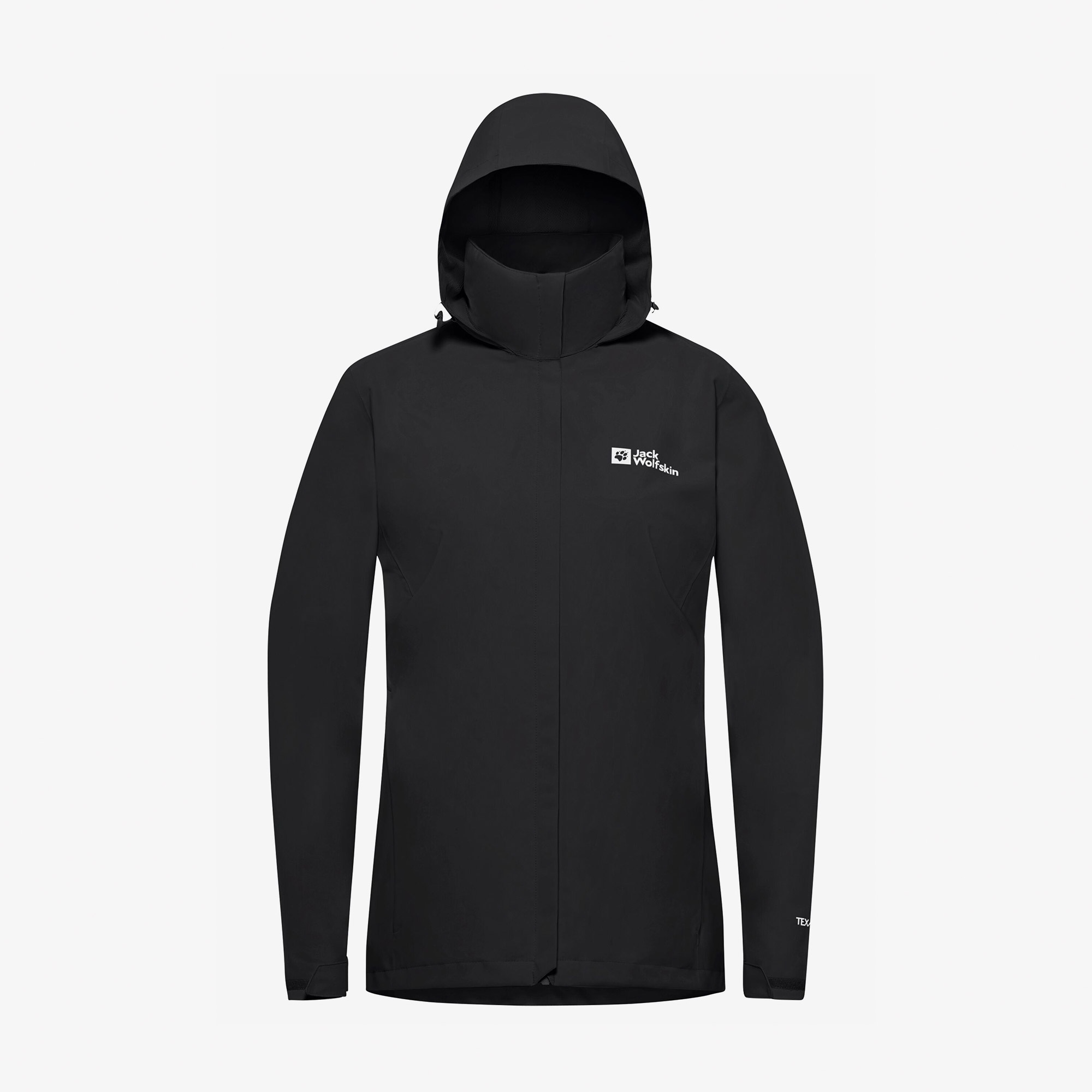 Jack Wolfskin Trailtime 2L Kadın Siyah Outdoor Ceket