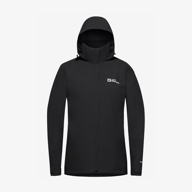  Jack Wolfskin Trailtime 2L Kadın Siyah Outdoor Ceket
