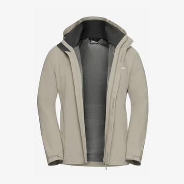  Jack Wolfskin Trailtime 2L Erkek Krem Outdoor Ceket