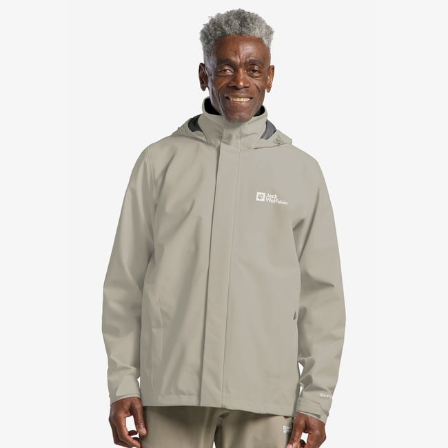  Jack Wolfskin Trailtime 2L Erkek Krem Outdoor Ceket