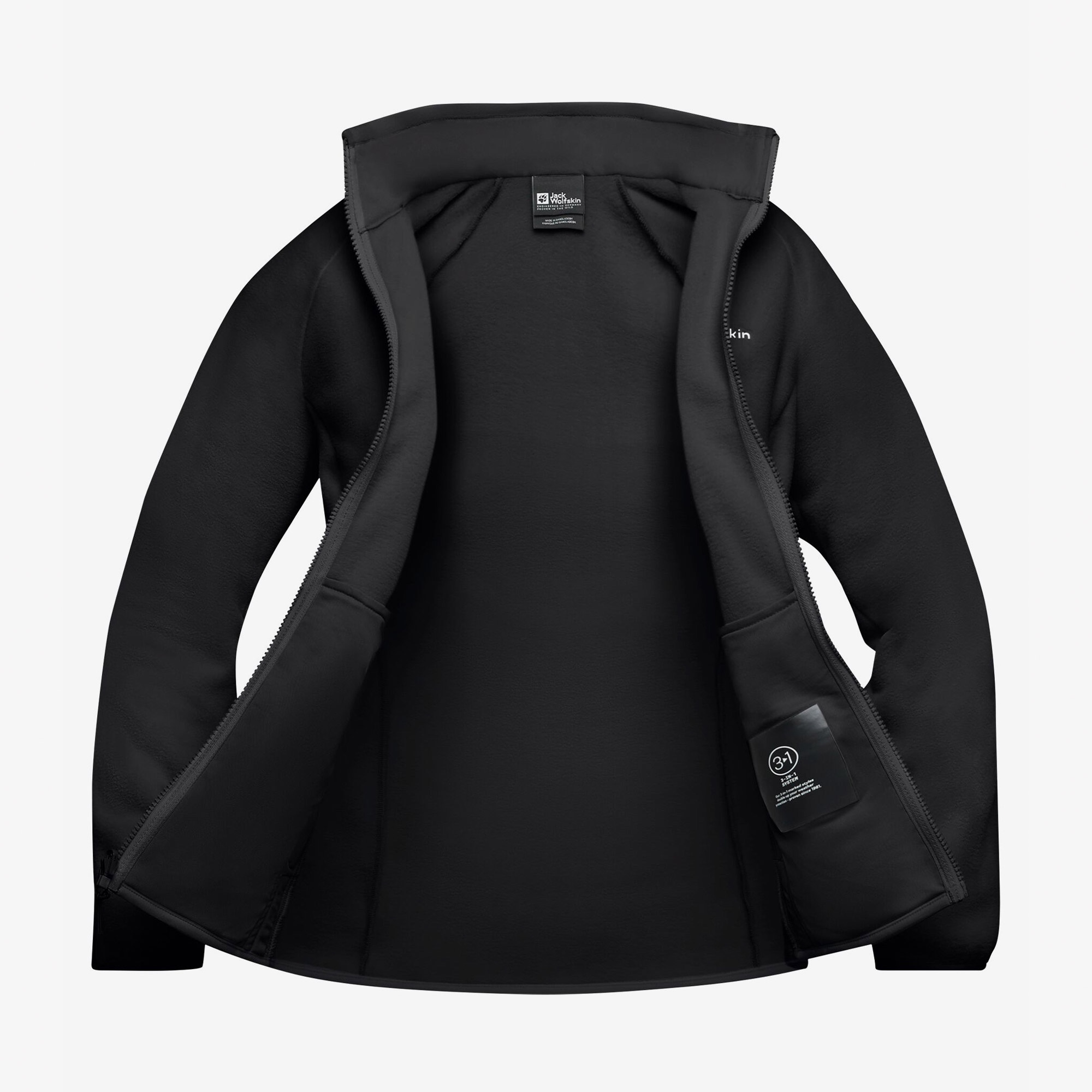 Jack Wolfskin Moonrise Kadın Siyah Ceket