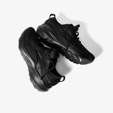  Brooks Glycerin GTS 22 Erkek Siyah Koşu Ayakkabısı