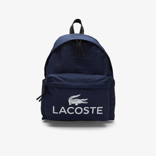  Lacoste Erkek Baskılı Lacivert Sırt Çantası