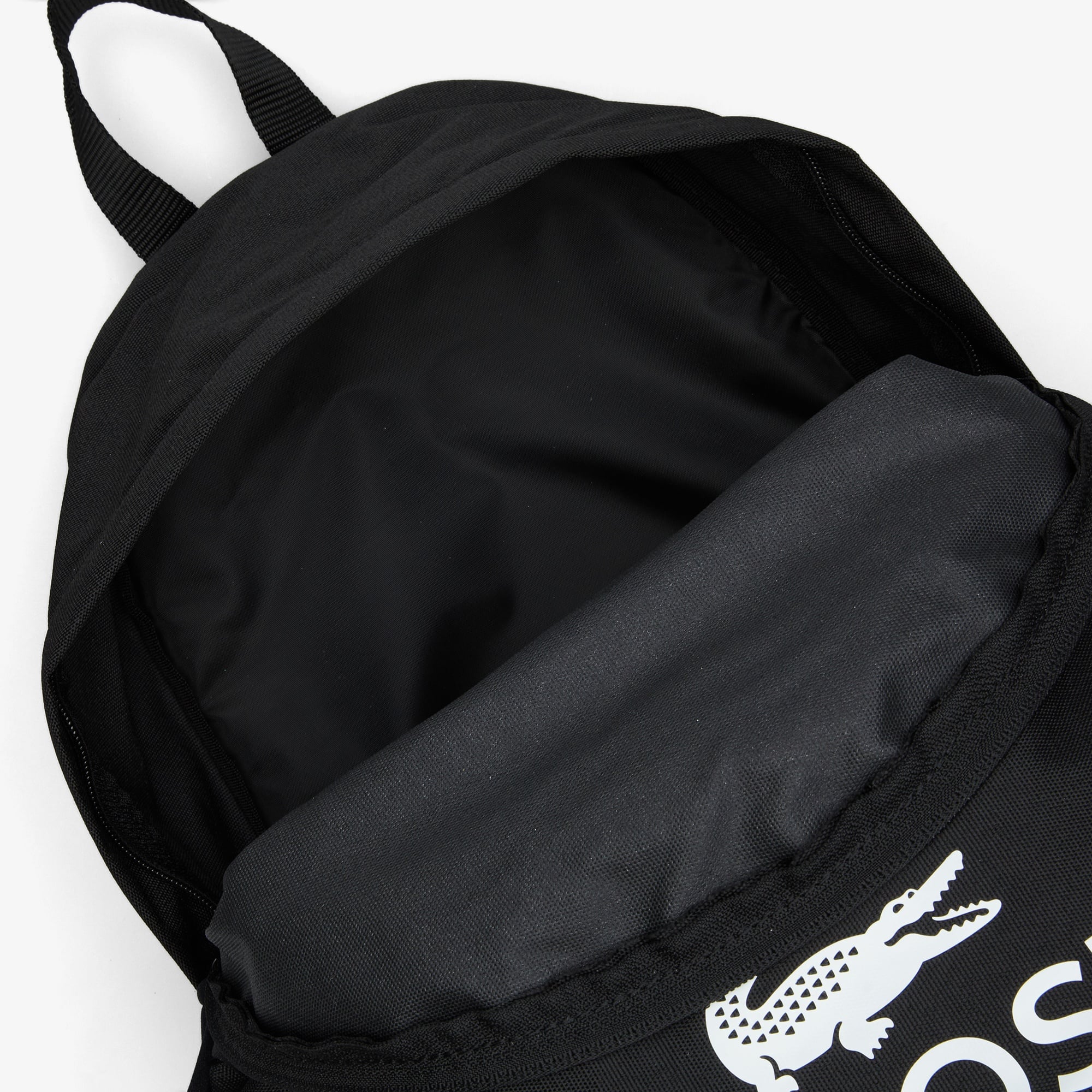 Lacoste Erkek Baskılı Siyah Sırt Çantası