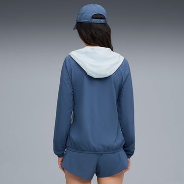  Puma Run Velocity Woven Kadın Lacivert Koşu Ceketi