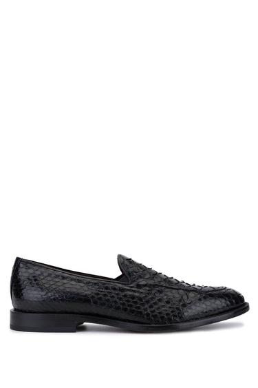  Tamer Tanca Erkek Hakiki Deri Siyah Klasik Ayakkabı