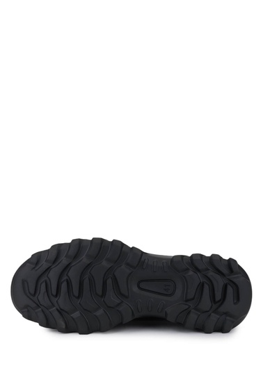  Tamer Tanca Erkek Hakiki Deri Siyah Mat/Haki Sneakers & Spor Ayakkabı